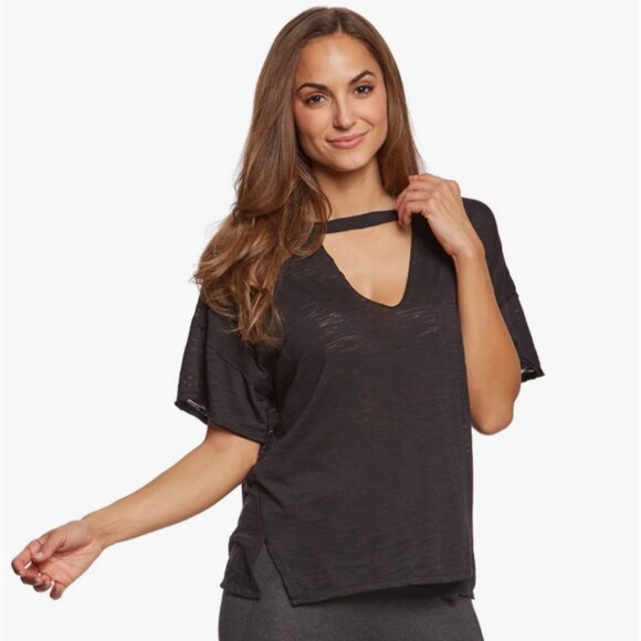 We The Free Tops - Free People We‎ The Free Jordan Tee in Carbon Size XS